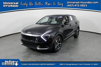 2024 Ebony Black Kia Sportage EX FWD 4 Door I4 Engine Automatic