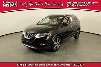 2017 Magnetic Black Nissan Rogue SL SUV 2.5L I4 DOHC 16V Engine Automatic (CVT)