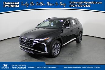 2024 Black Pearl Hyundai Tucson Hybrid Blue I4 Engine AWD 4 Door SUV Automatic