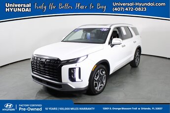 2024 Hyper White Hyundai Palisade SEL SUV 4 Door V6 Engine