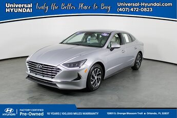 2023 Curated Silver Hyundai Sonata Hybrid Blue Automatic FWD I4 Engine
