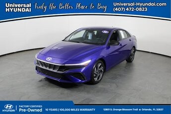 2025 Intense Blue Hyundai Elantra SEL Sport FWD Automatic (CVT) Sedan