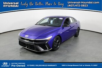 2024 Intense Blue Hyundai Elantra N Line I4 Engine Automatic FWD