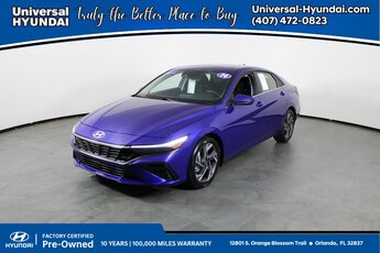 2024 Intense Blue Hyundai Elantra SEL FWD Automatic (CVT) Sedan