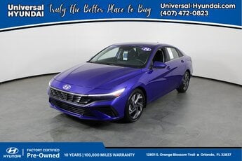 2024 Hyundai Elantra SEL Automatic (CVT) Sedan 4 Door FWD I4 Engine