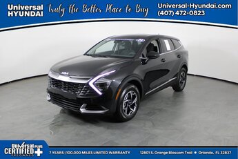 2024 Fusion Black Kia Sportage LX SUV I4 Engine AWD 4 Door Automatic