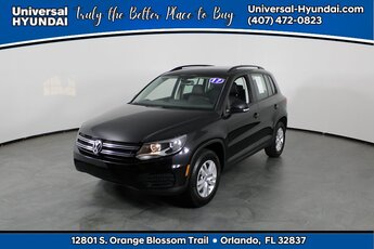 2017 Pacific Blue Metallic Volkswagen Tiguan S 4 Door FWD SUV 2.0L TSI DOHC Engine Automatic